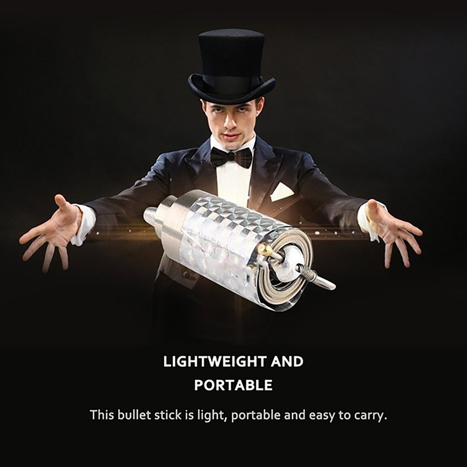 1697 Magic Toy Metal High Elasticity Steel Silver Appearing Cane Magic Toy Magic Steel 1697 Magic Toy Metal High Elasticity Steel Silver Appearing Cane Magic Toy Magic Steel